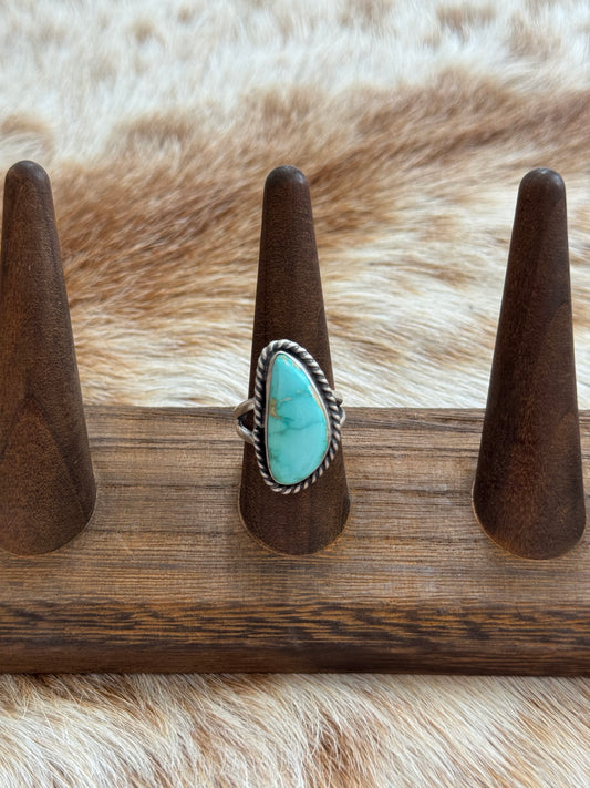 Size 8 Turquoise Ring