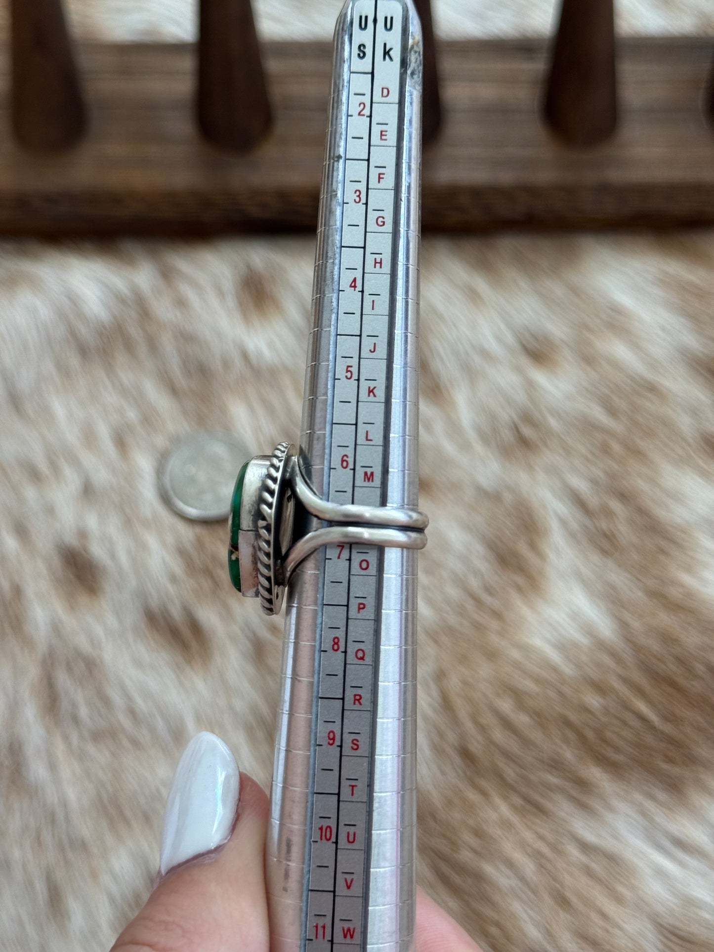 Size 7 Turquoise Ring