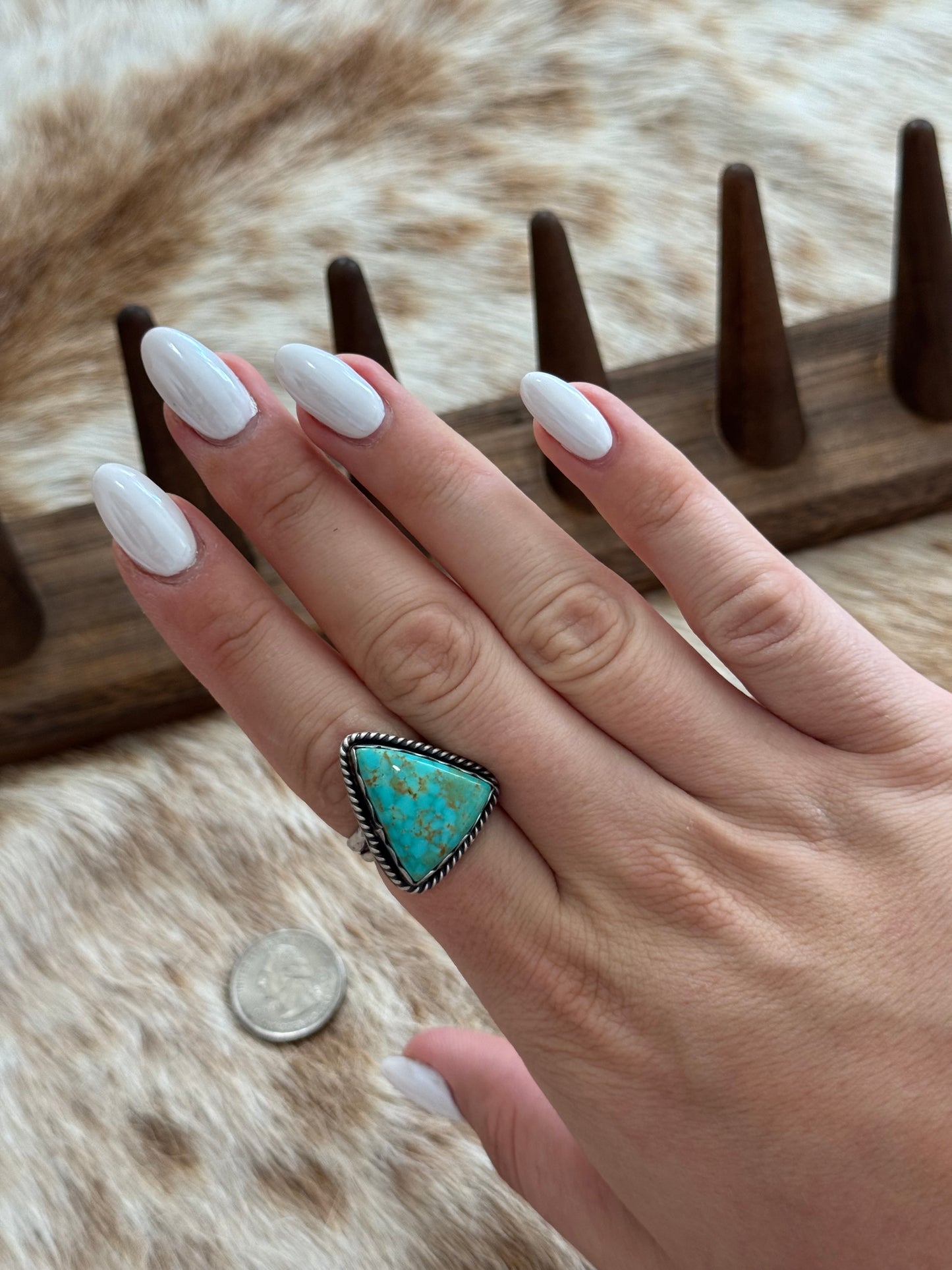 Size 9.5 Turquoise Ring