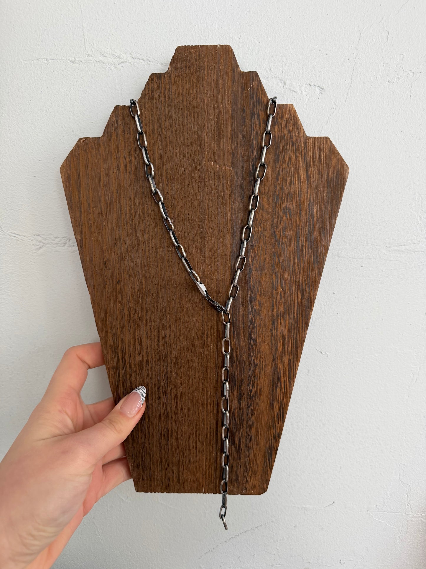 Handmade Sterling Silver Paperclip Chain