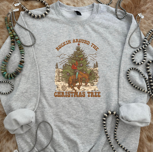 Rockin' Around the Christmas Tree Crewneck