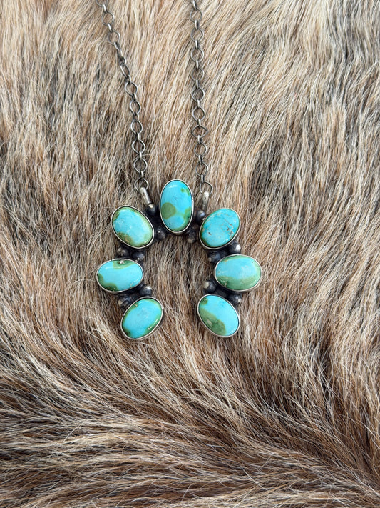 Sonoran Gold Turquoise Naja Necklace