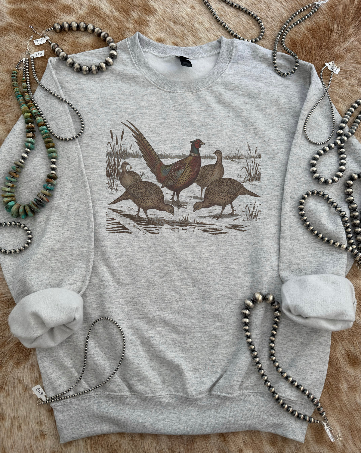 Pheasant Hunting Crewneck