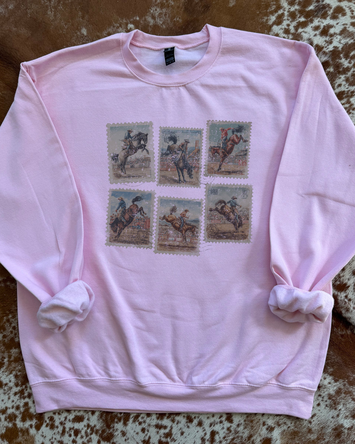 Stamp Bucking Bronc Crewneck