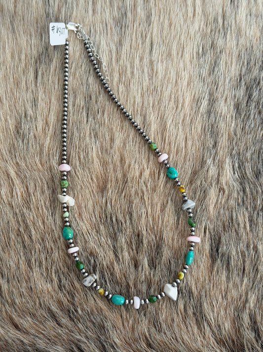 16.5" 3mm Multicolor Necklace