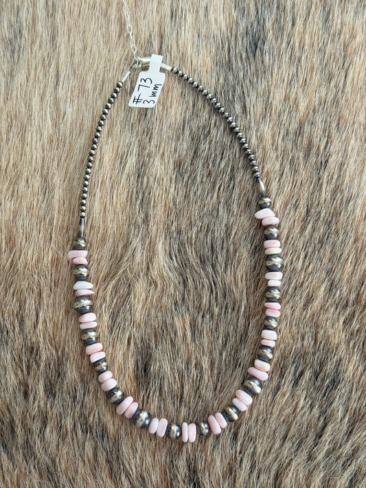 16" Pink Conch Necklace