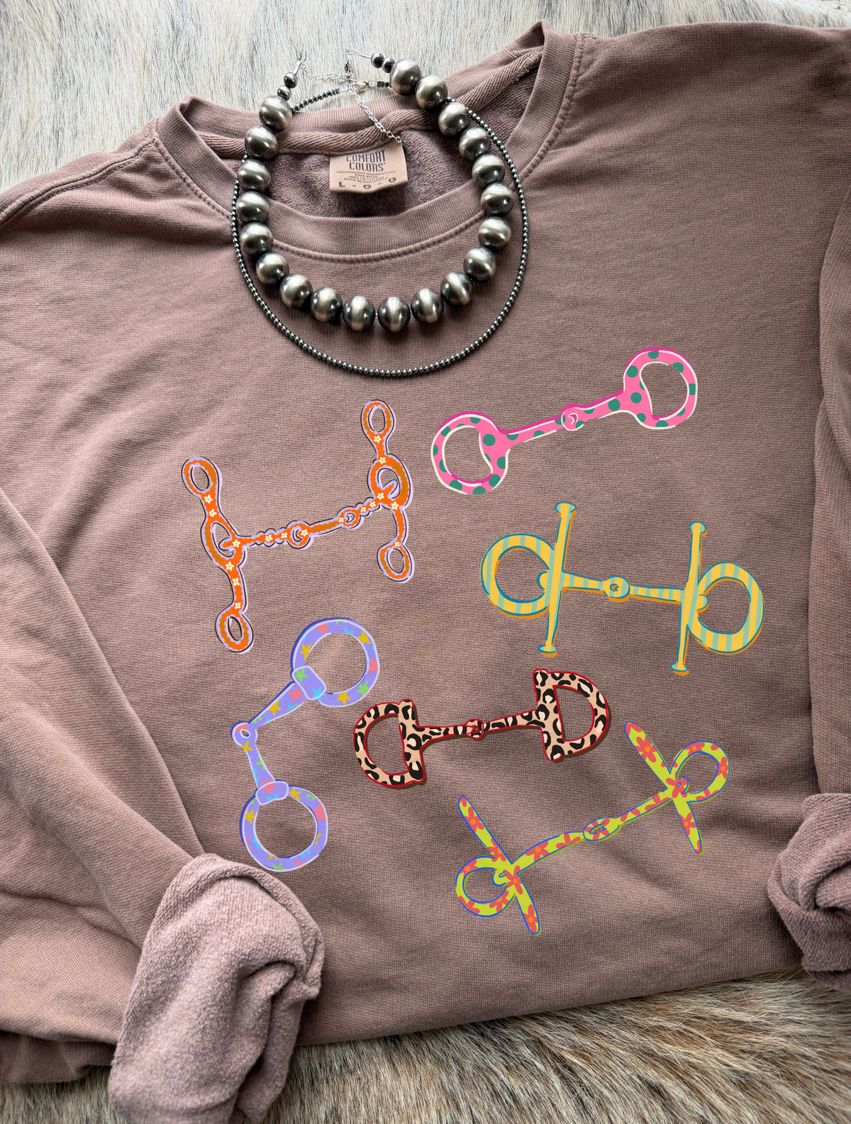 Preppy Horse Bits Sweatshirt