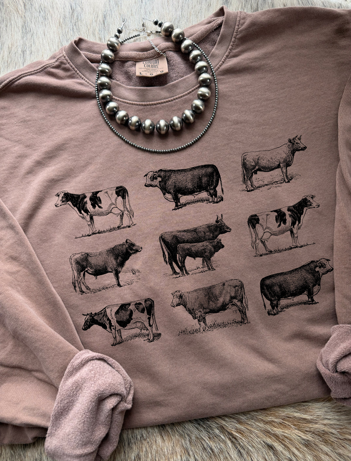 Cattle Breeds Sweatshirt