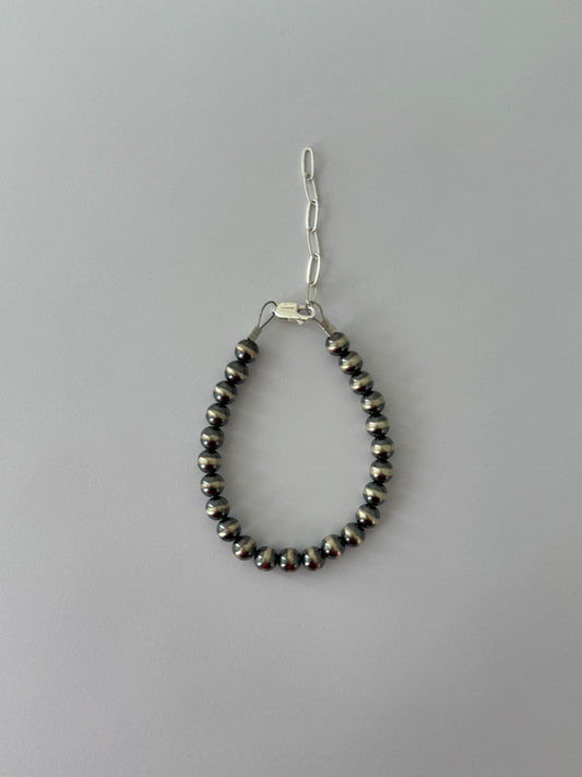 6mm Sterling Pearl Bracelet