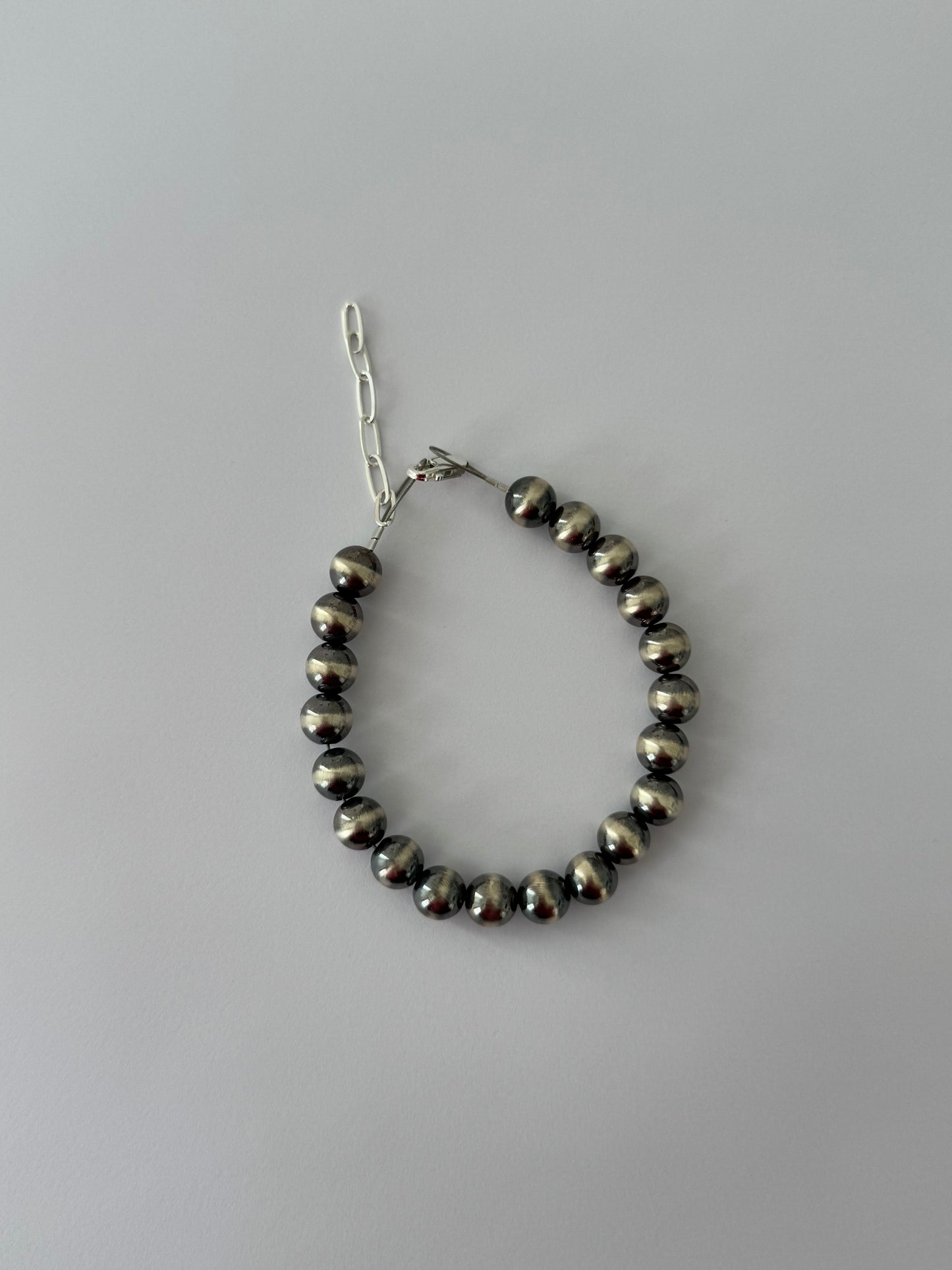 8mm Sterling Pearl Bracelet
