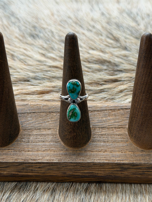 Size 6 Sonoran Gold Turquoise Ring