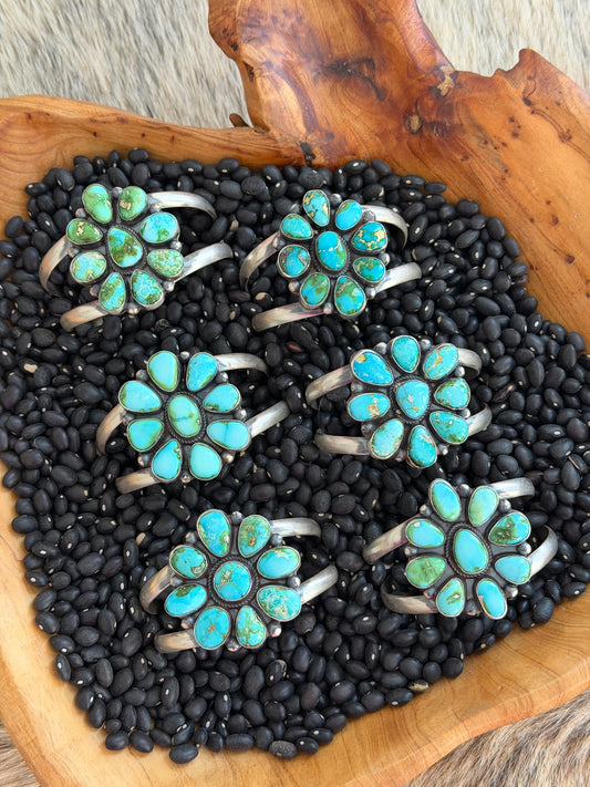 Sonoran Gold Turquoise Cluster Cuff