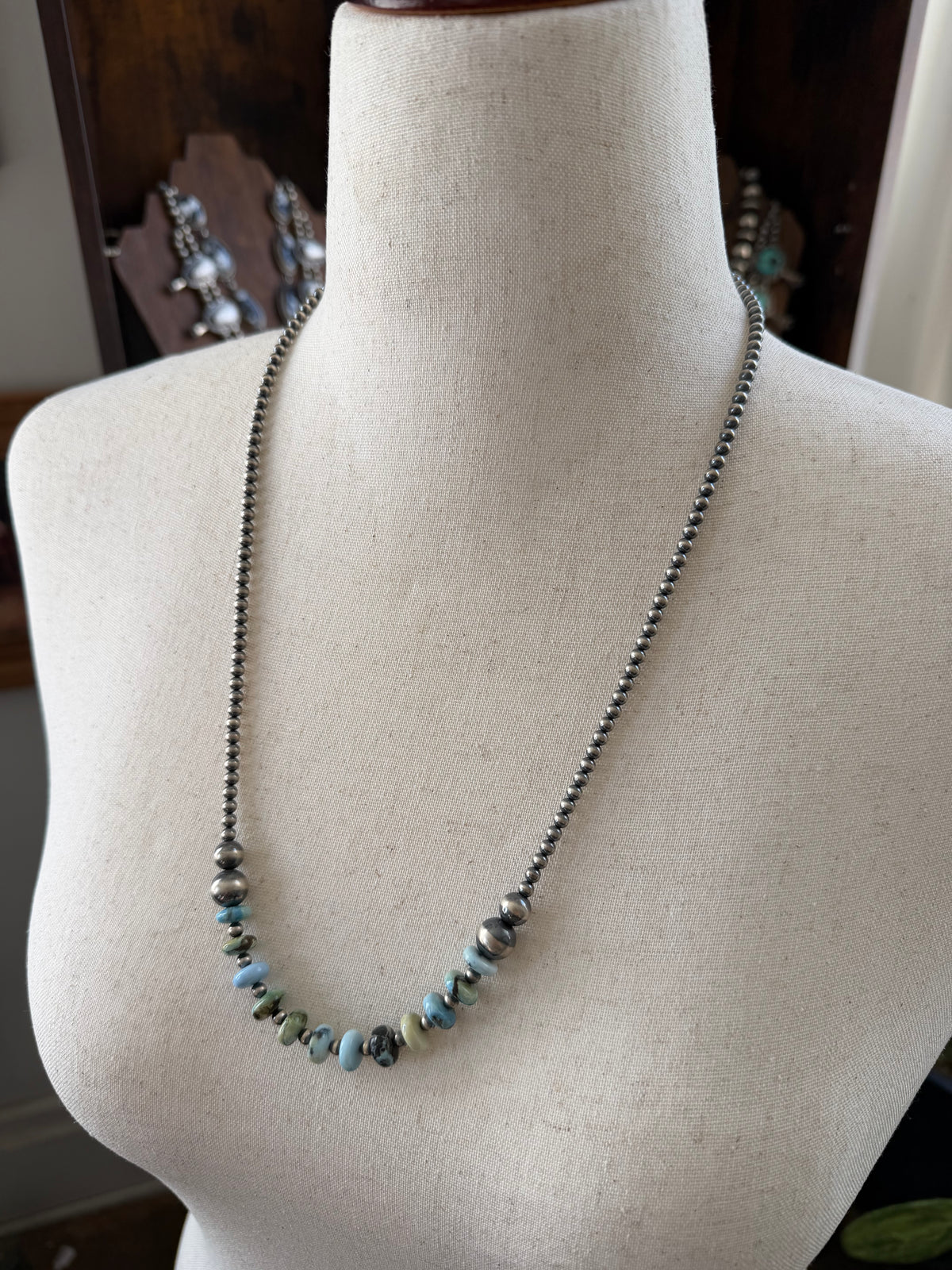 26.5" Golden Hills Turquoise Necklace