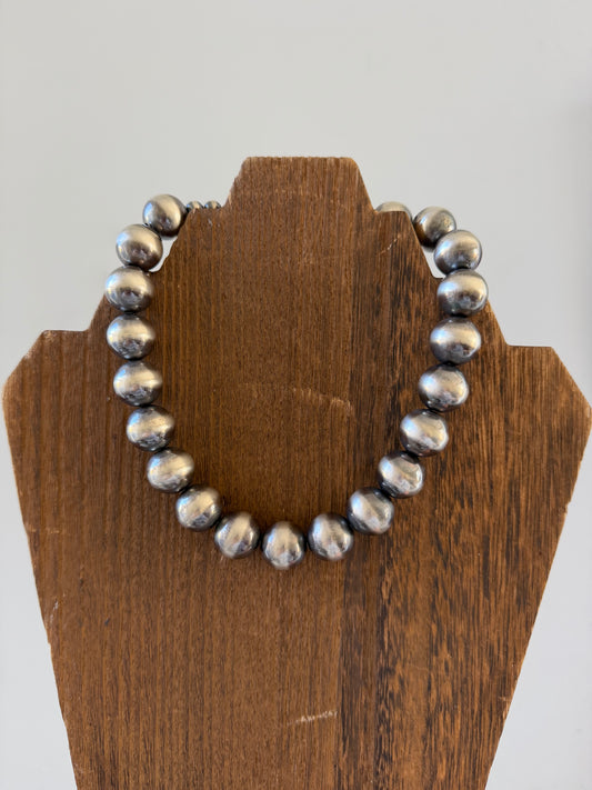 15" 16mm Sterling Pearl Necklace