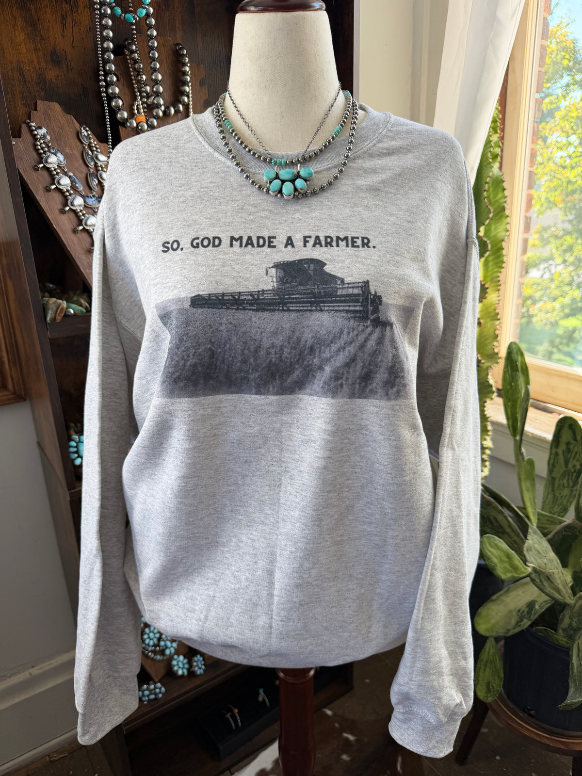 So, God Made A Farmer Crewneck
