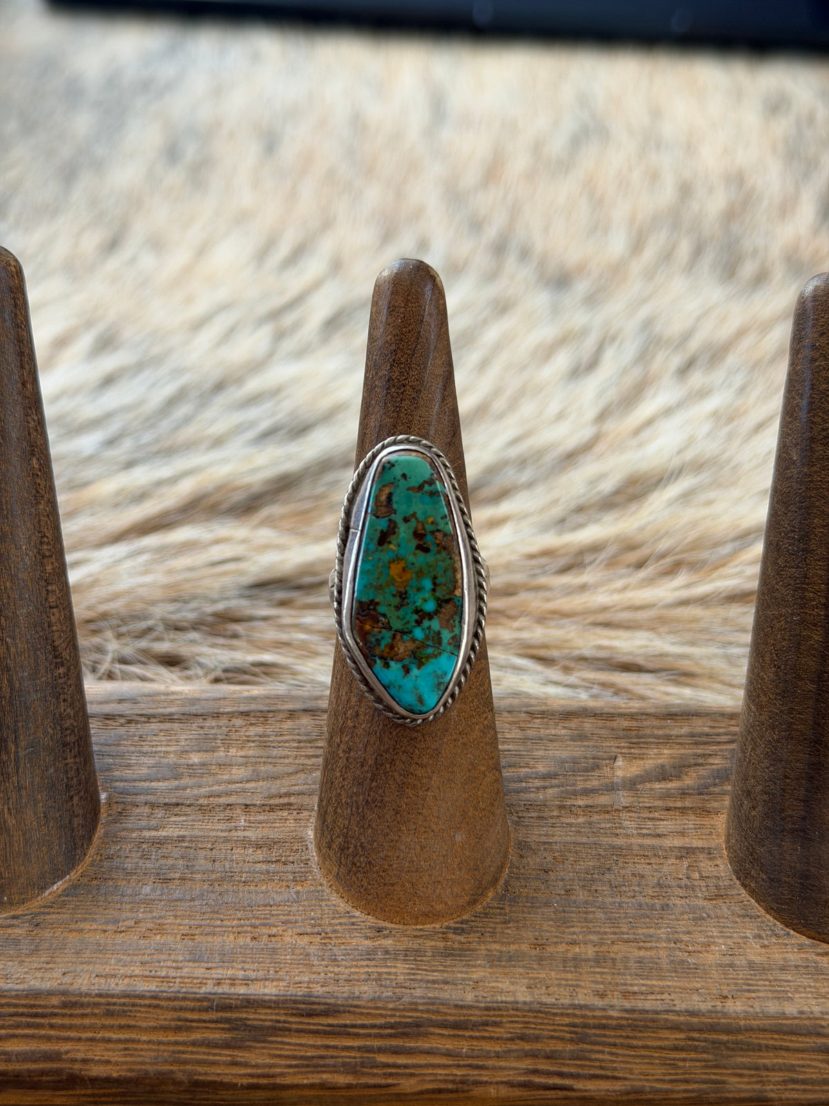Size 5.5 Vintage Turquoise Ring