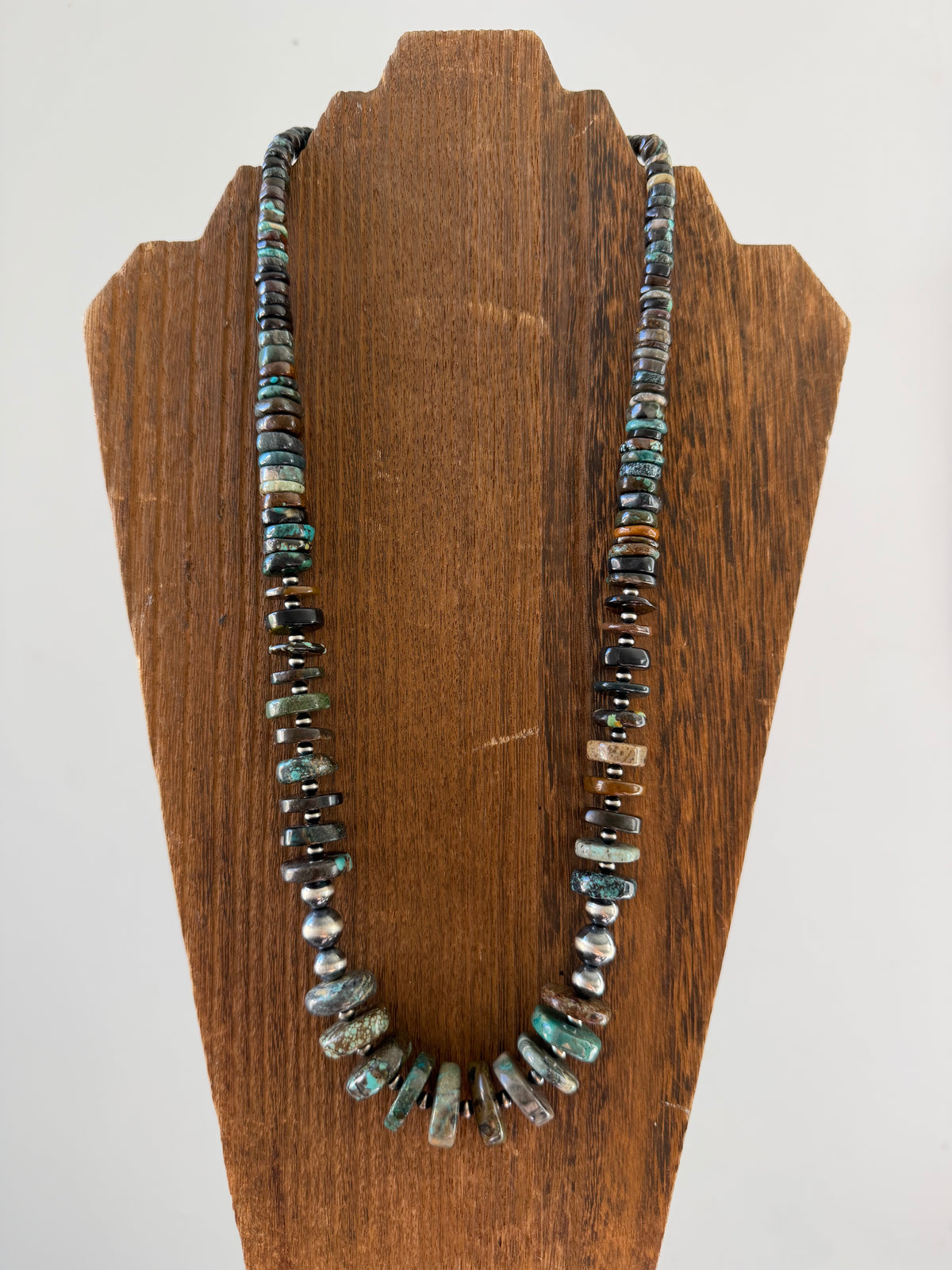 25.5" Turquoise Statement Necklace