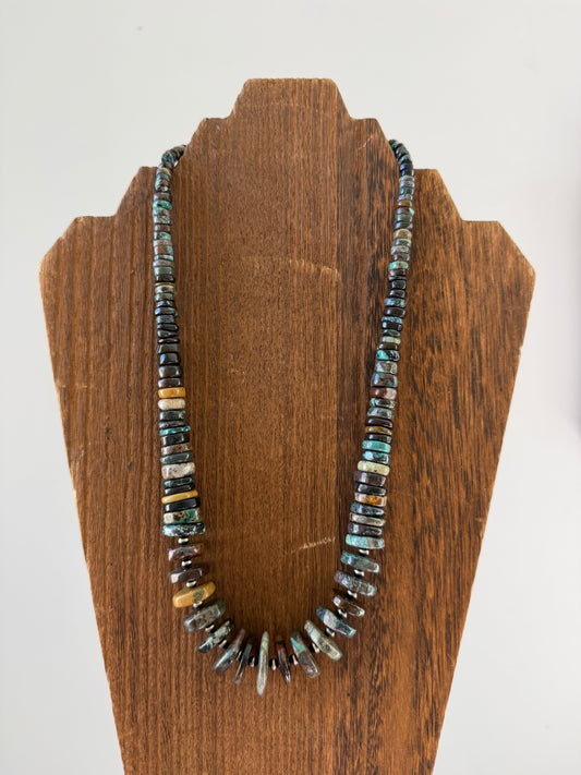 22" Turquoise Statement Necklace