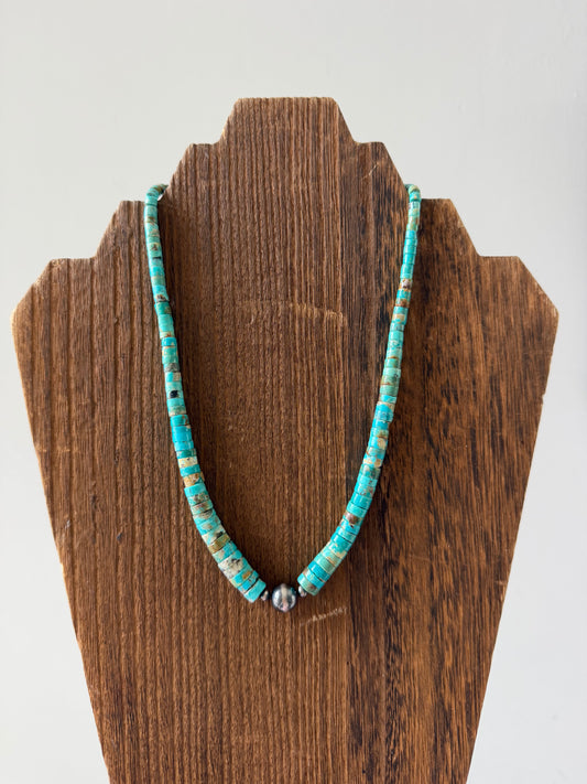 18" Kingman Turquoise Necklace