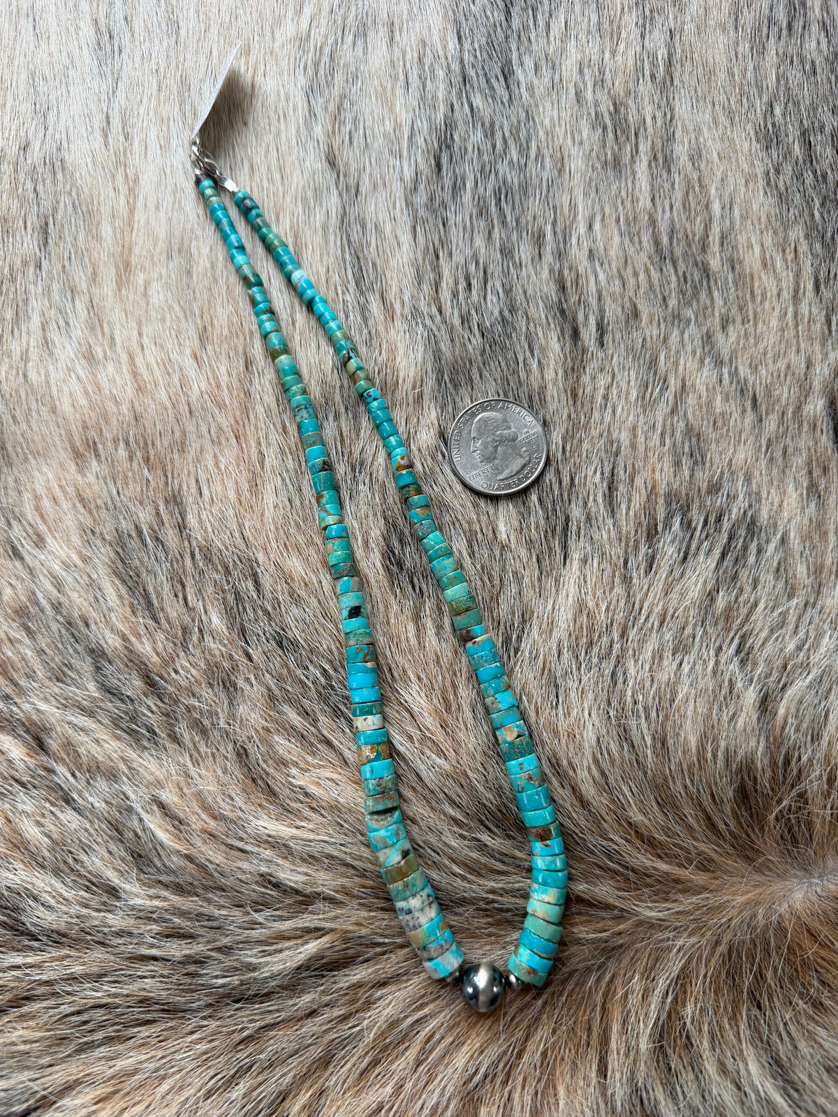 18" Kingman Turquoise Necklace