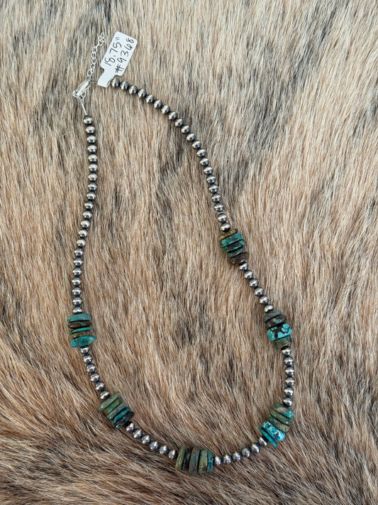18.75" Turquoise Necklace