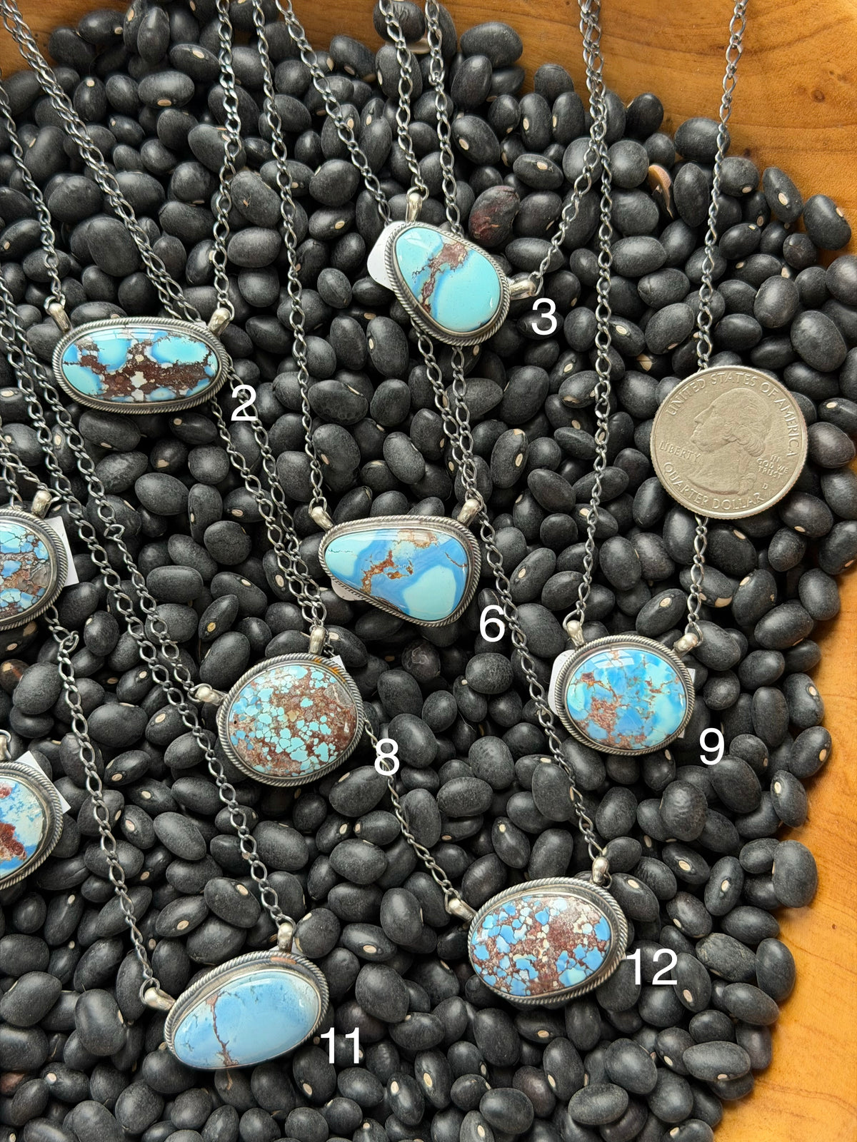 Golden Hills Turquoise Single Stone Necklace