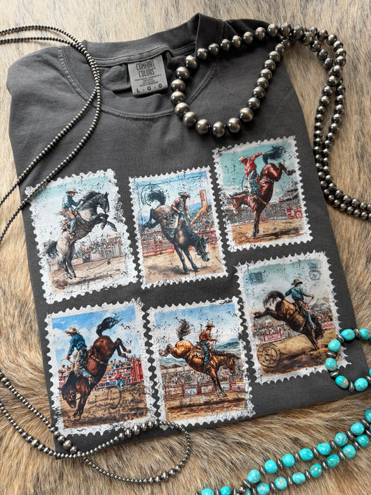 Bucking Bronc Stamp Tee