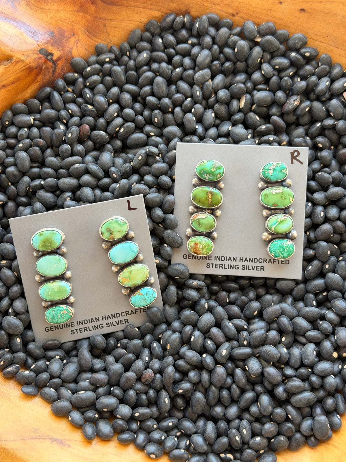 Sonoran Gold Turquoise Cluster Earrings
