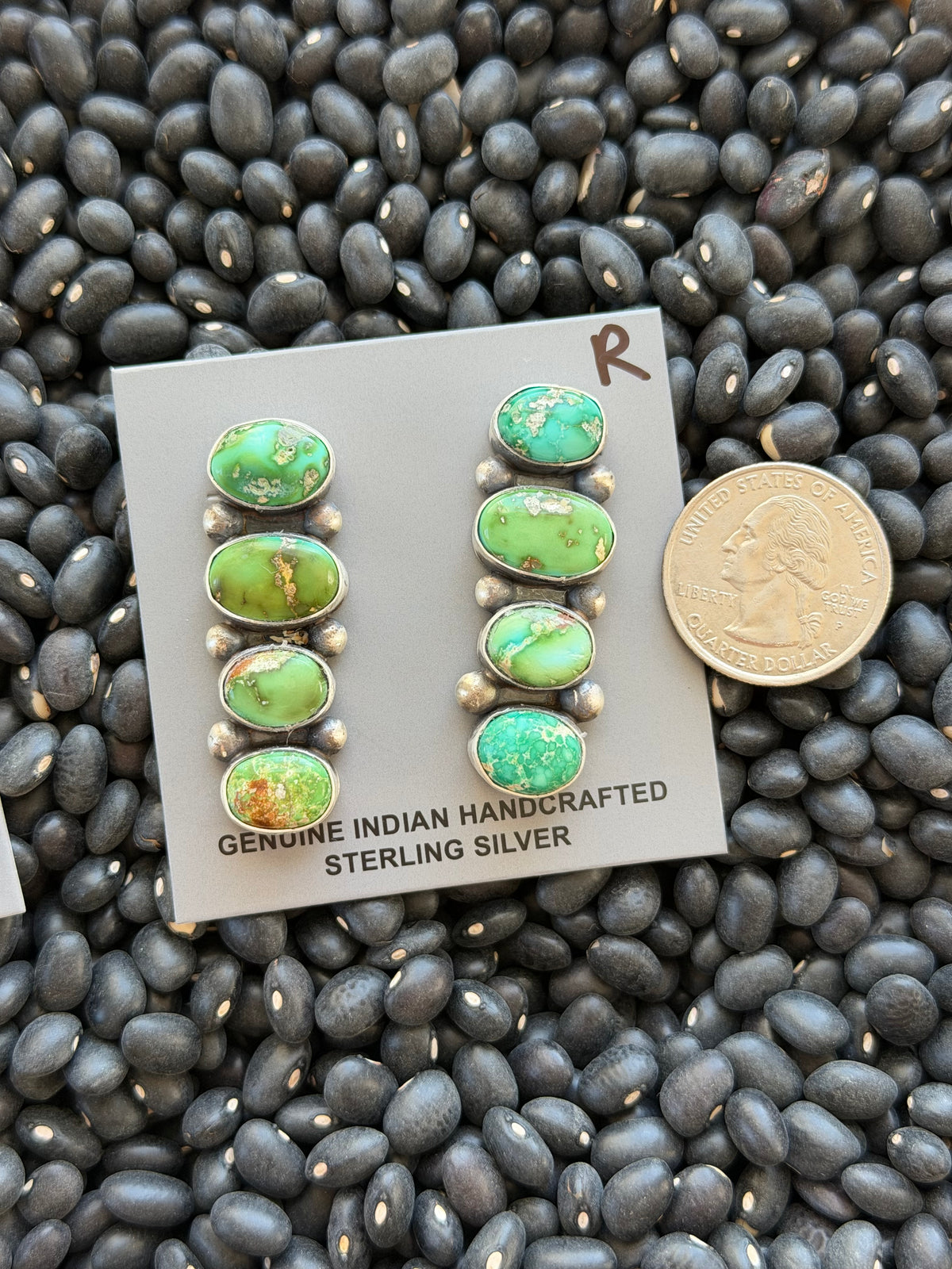 Sonoran Gold Turquoise Cluster Earrings