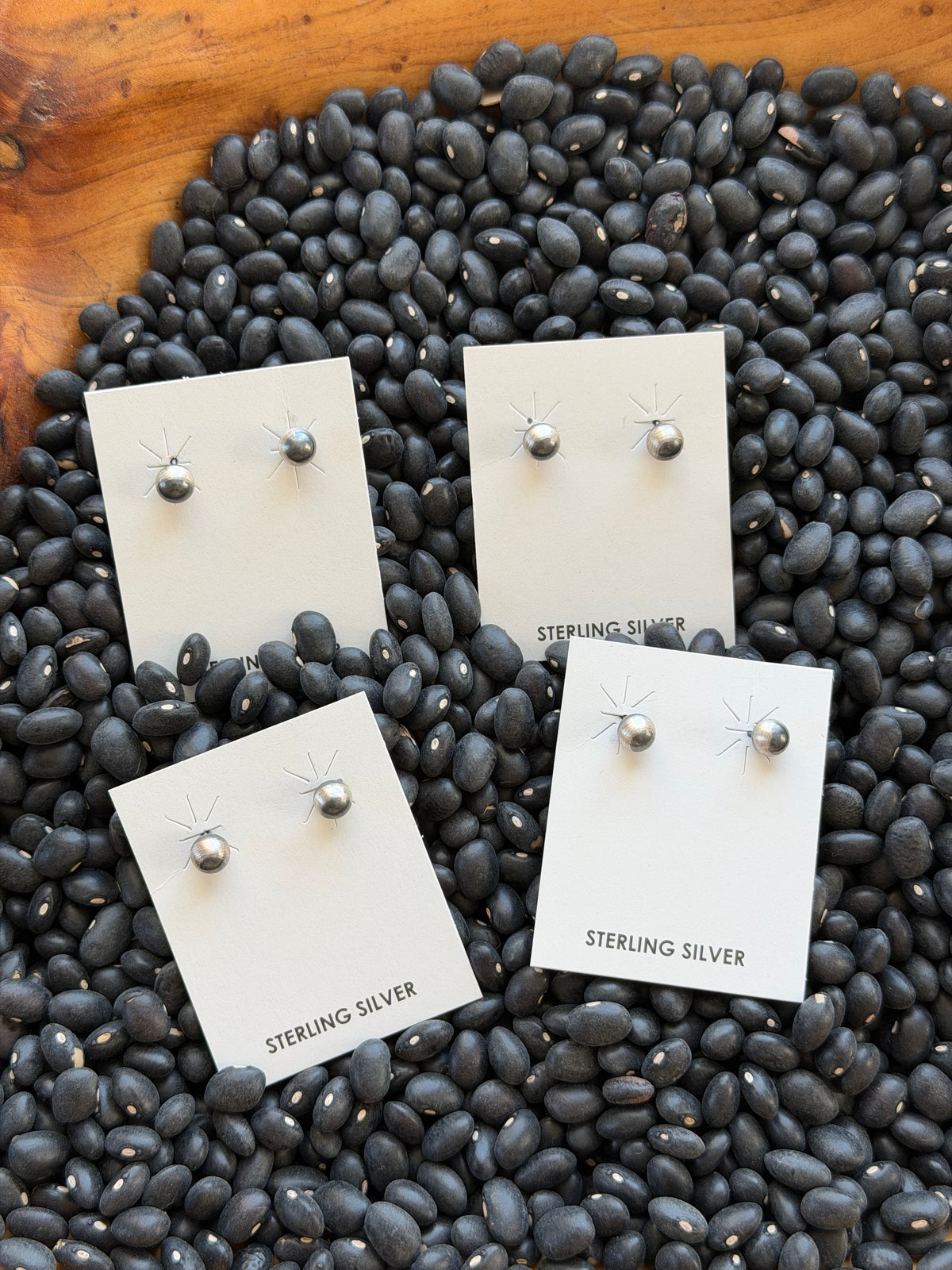 6mm Sterling Pearl Stud Earrings