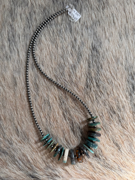 24.25" Turquoise Necklace