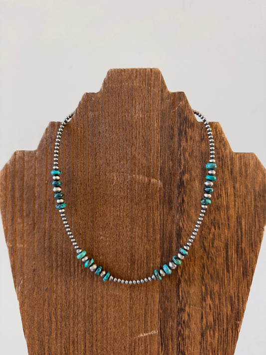 3-6mm Turquoise Necklace