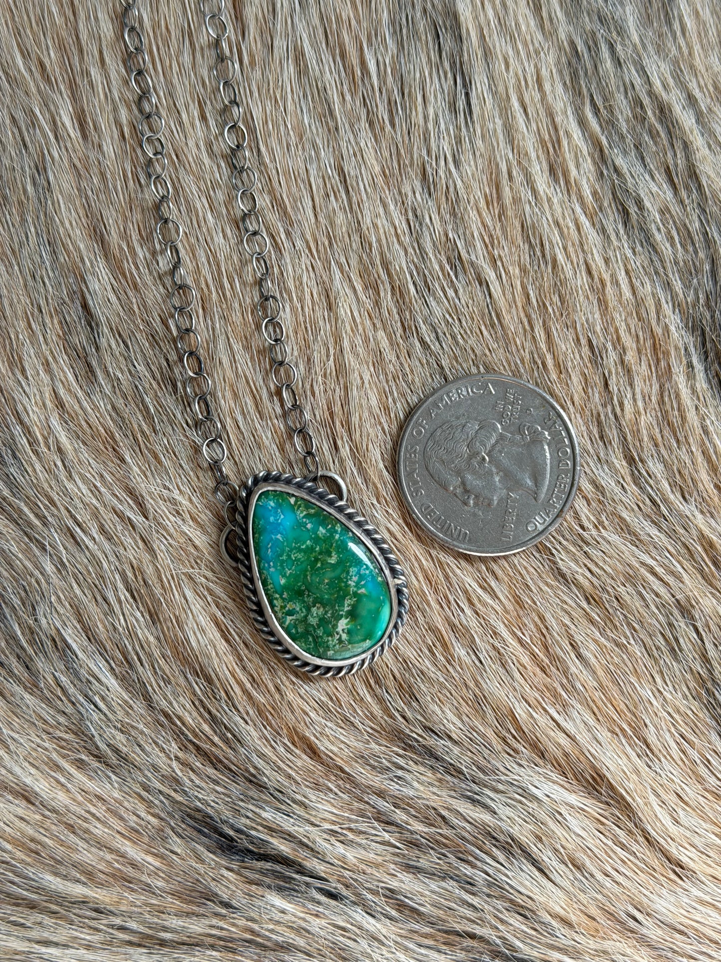 Sonoran Gold Turquoise Necklace
