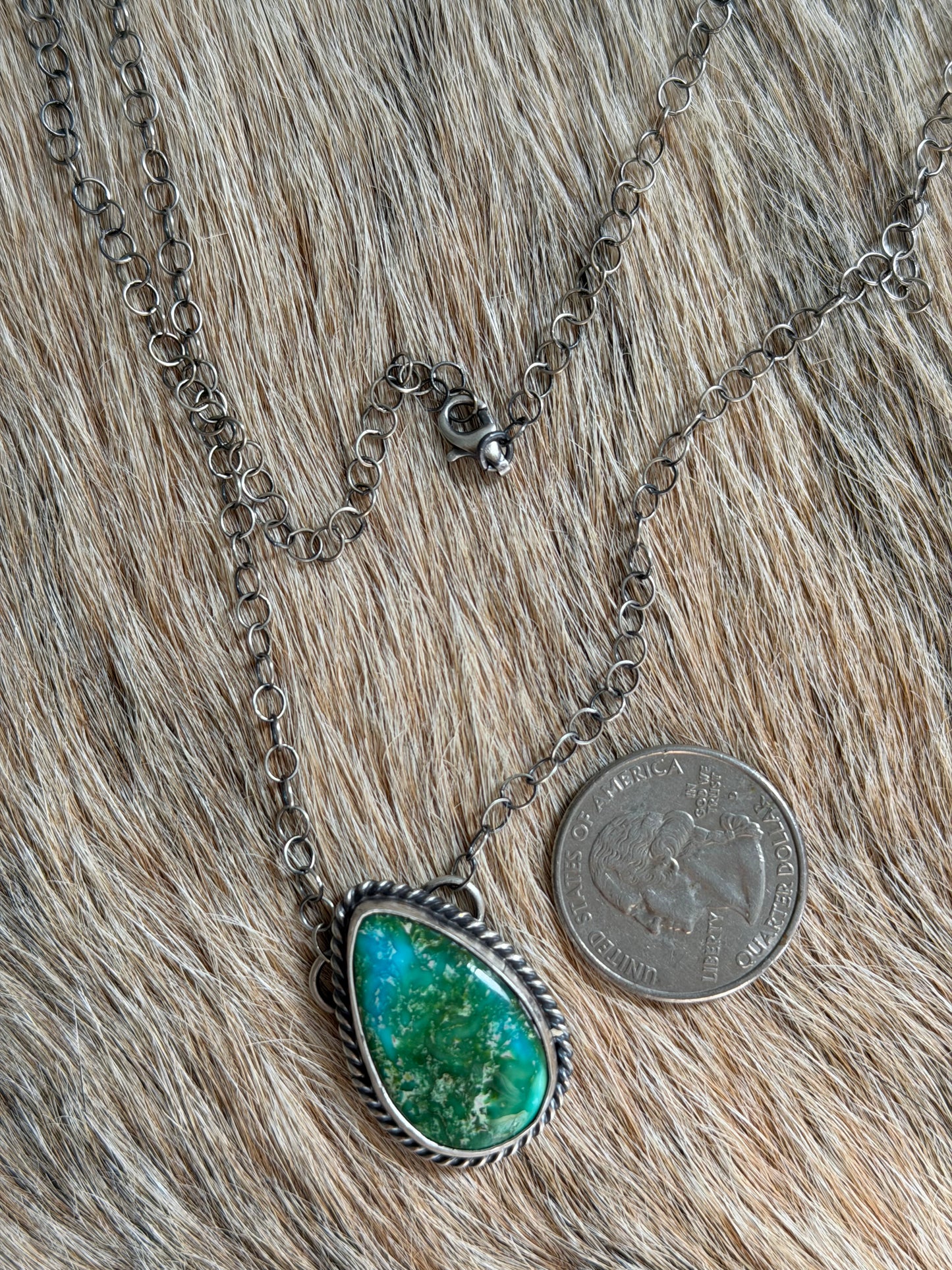 Sonoran Gold Turquoise Necklace