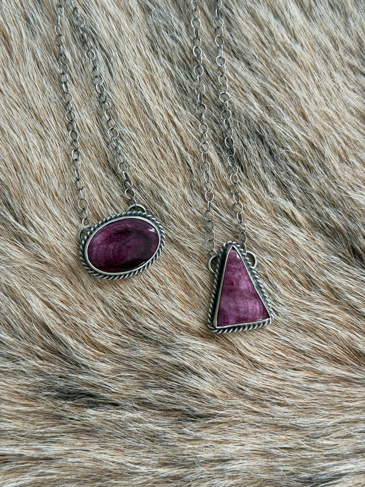 Purple Spiny Necklace