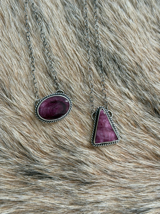 Purple Spiny Necklace