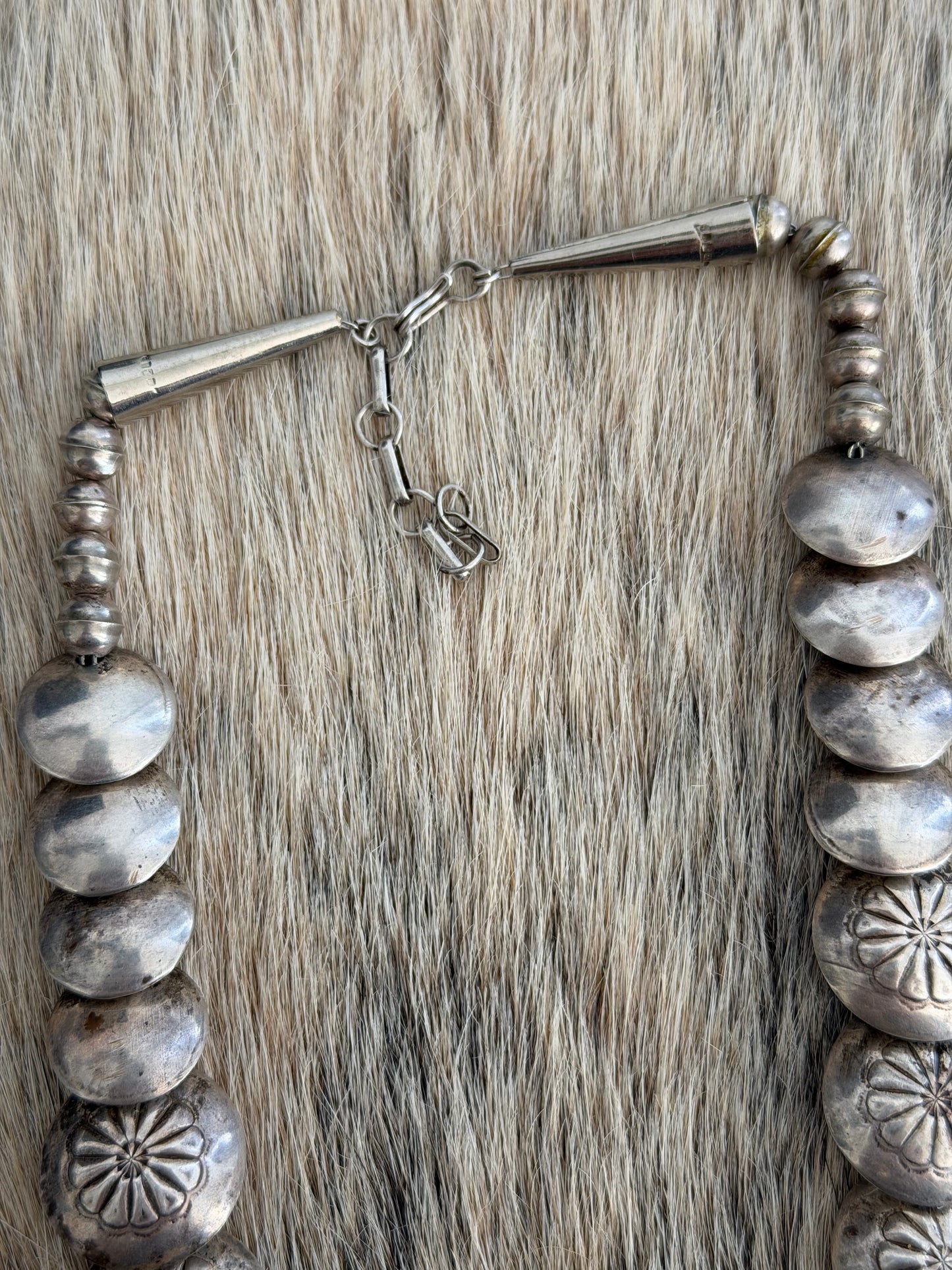 VINTAGE 25" Pillow Bead Necklace