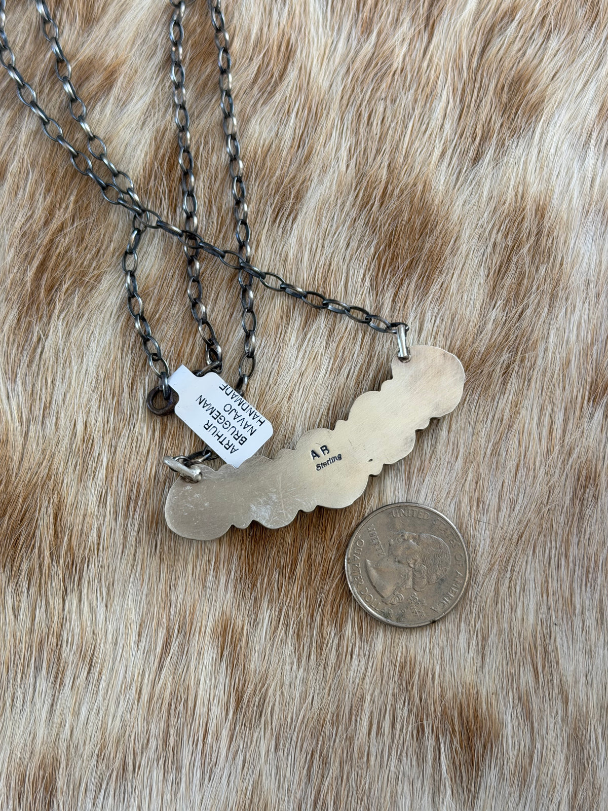 White Water Turquoise Cluster Necklace