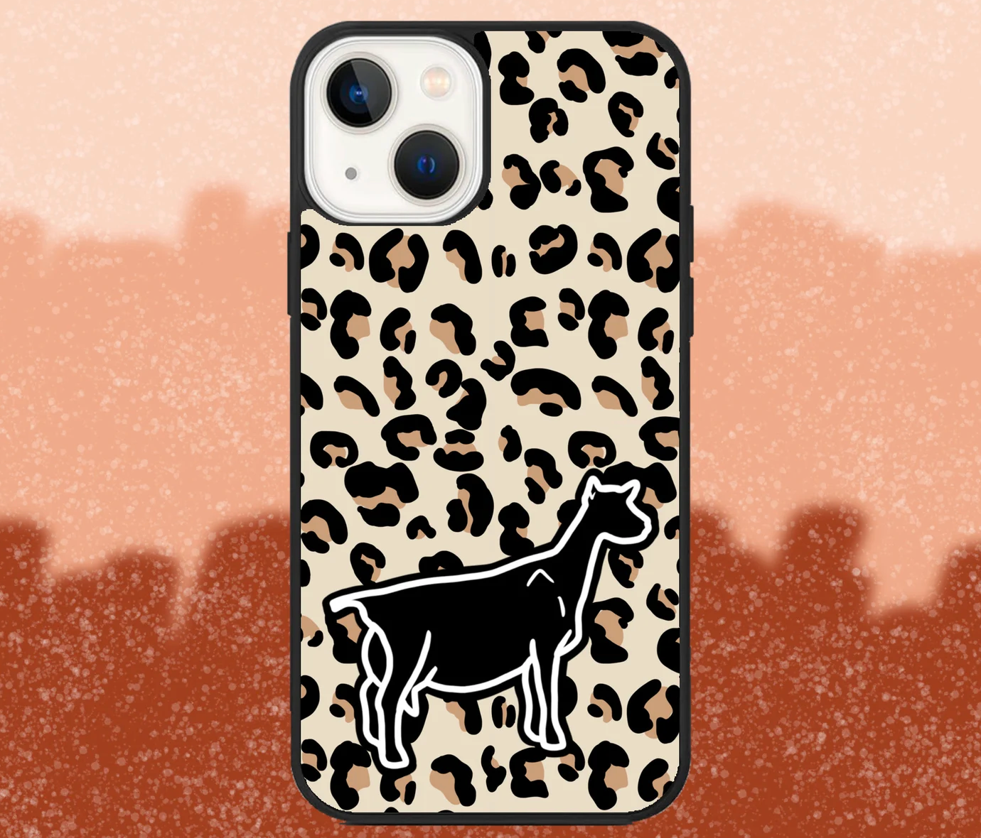 Dairy Doe Goat Leopard Print iPhone Case – Ranchin' Roots