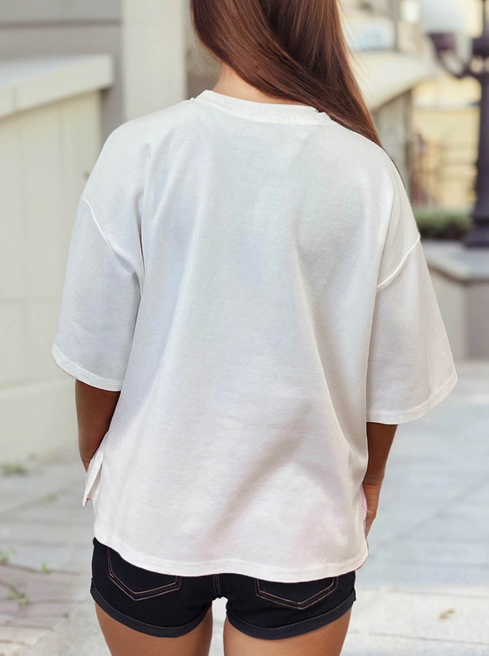 White Star Patchwork Tee