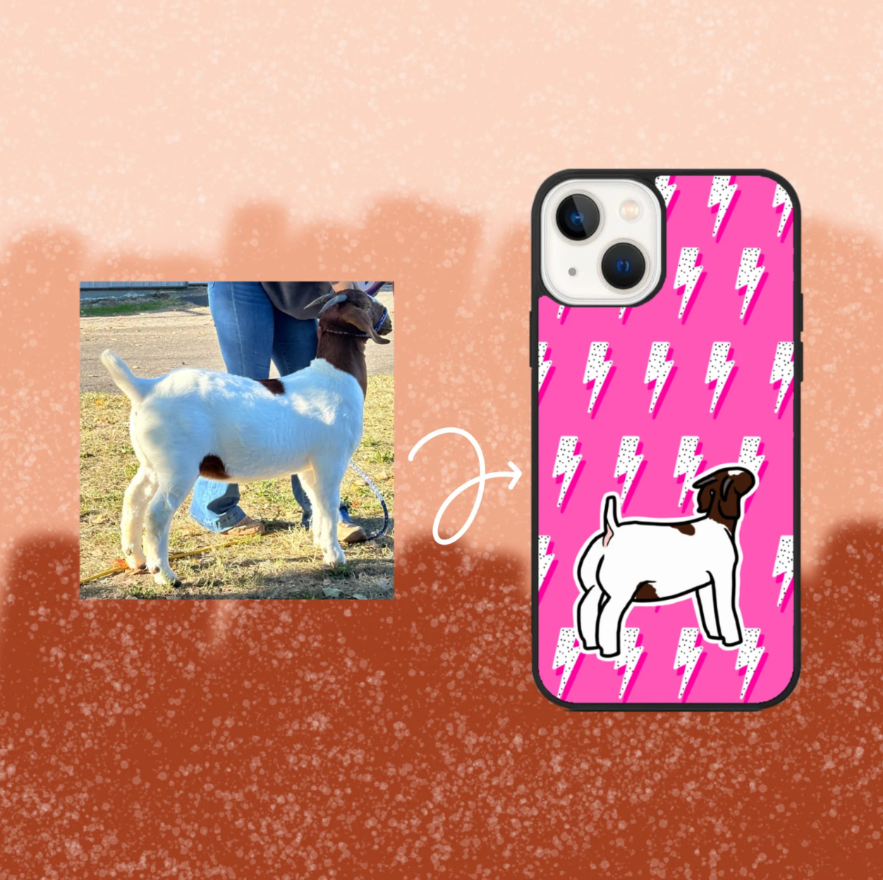 CUSTOM Animal Picture iPhone Case